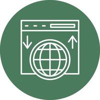 Browser High Detail Symbol vector