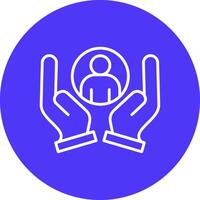 Support Functional Icon Art vector