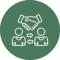 CRM Business Style Symbol vector