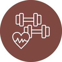 Dumbbell Modern Tech Icon vector