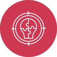 Problem Solving Clean Grid Icon vector