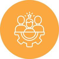 Teamwork Modern App Icon vector
