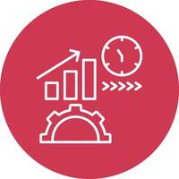 Time Vibrant UI Element vector