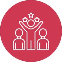 Leadership Smooth Gradient Icon vector
