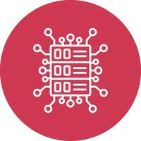Big Data Detailed Line Sketch vector