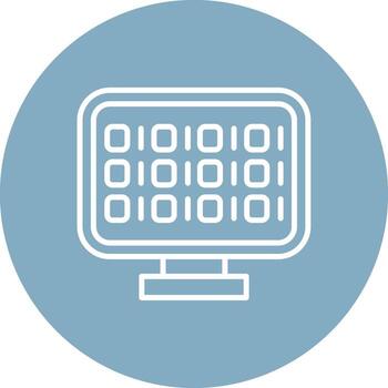 binario código degradado tinte obra de arte vector