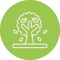 Tree Digital Concept Icon vector