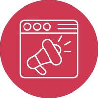 Social Network Artistic UI Symbol vector