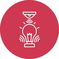 Light Sensor Geometric Shape Symbol vector