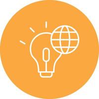 Global Simple Line Sketch vector