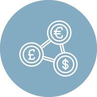 Digital Money Sharp Edge Symbol vector