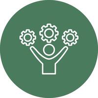 Skill Color Enhanced Graphic vector