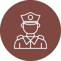 Captain Responsive Icon Badge vector