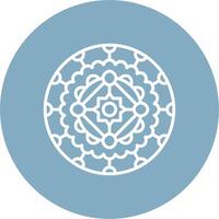 Mandala Sharp Edge Symbol vector
