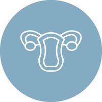 Uterus Interface Sketch Art vector