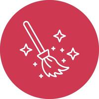 Magic Broom Vibrant UI Element vector