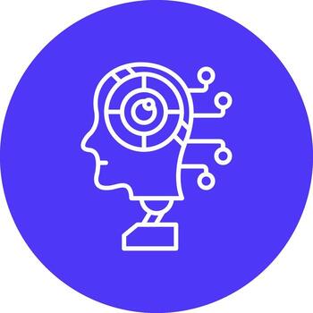 Robot Web Interface Symbol vector