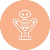 Hyperactivity Line Style Symbol vector
