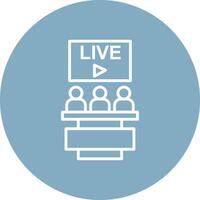 Live Streaming Pixel Perfect Design vector