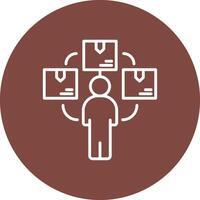 Job Web Interface Symbol vector