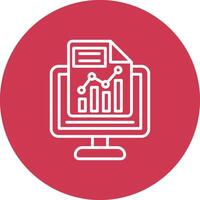 Analysis Playful Line Icon vector