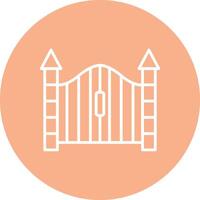 Gate Artistic UI Symbol vector