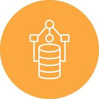 Data Model Frame Icon vector