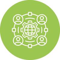 Social Movement Wireframe Illustration vector