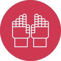 Robotic Hand Modern Tech Icon vector