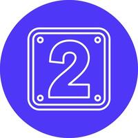 Number Coded Design Graphic vector