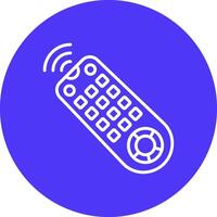 Remote Control Gradient Style Icon vector