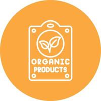 Organic Product Clean Web Element vector