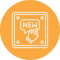 New App Style Badge vector