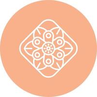 Mandala Outlined App Visual vector