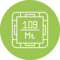 Meitnerium Abstract Web Element vector