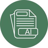 AI File Format Cool Tone vector