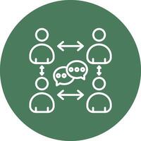 Communication Digital UI Element vector