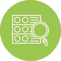 Search Data Stylish App Element vector