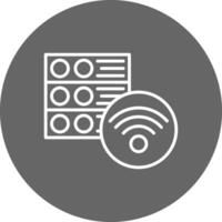 Wifi Connection Responsive Icon Badge vector