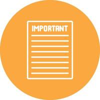 Important Web Interface Symbol vector