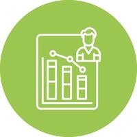 Bar Chart Web Interface Symbol vector