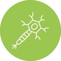 Nerve Cell Lined Visual Concept vector