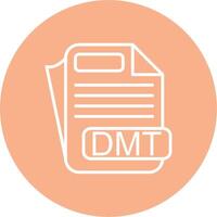 DMT File Format Responsive Icon Badge vector