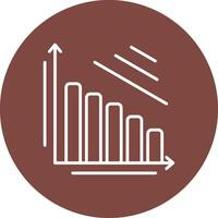 Bar Graph Business Interface Asset vector