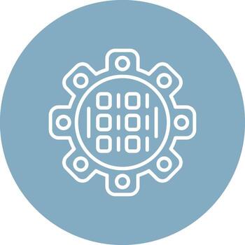 binario código resumen web elemento vector