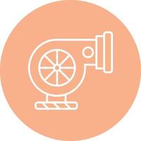Turbo Functional Flat Style vector