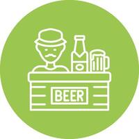 Bartender Business Interface Asset vector