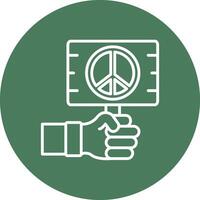 Protest Minimal Touch Graphic vector