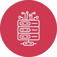 Server Clean Shape Symbol vector