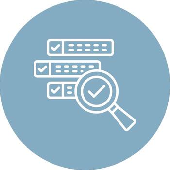 Boolean Search Artistic UI Symbol vector